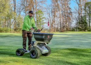 Ferris Spreader on golf course